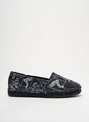 Espadrile vârf rotund toc plat până la 3 cm negru NICOLE femeie