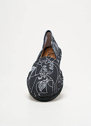 Espadrile vârf rotund toc plat până la 3 cm negru NICOLE femeie