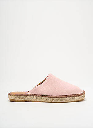 Espadrile vârf rotund toc plat până la 3 cm roz L'ESPADRILLE DE NICOLE femeie