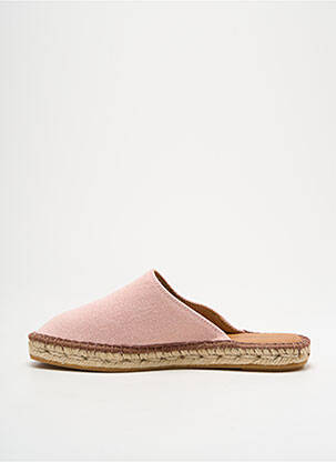 Espadrile vârf rotund toc plat până la 3 cm roz L'ESPADRILLE DE NICOLE femeie