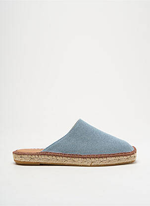 Espadrile vârf rotund toc plat până la 3 cm albastru deschis L'ESPADRILLE DE NICOLE femeie