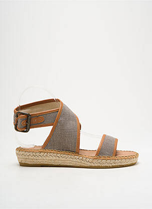Espadrile închidere cu buclă(e) toc plat până la 3 cm gri L'ESPADRILLE DE NICOLE femeie