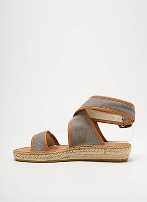 Espadrile închidere cu buclă(e) toc plat până la 3 cm gri L'ESPADRILLE DE NICOLE femeie