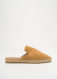 Espadrile nubuc toc plat până la 3 cm maro L'ESPADRILLE DE NICOLE femme
