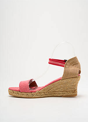 Espadrile închidere cu buclă(e) toc de 4 la 6 cm roz NICOLE femeie