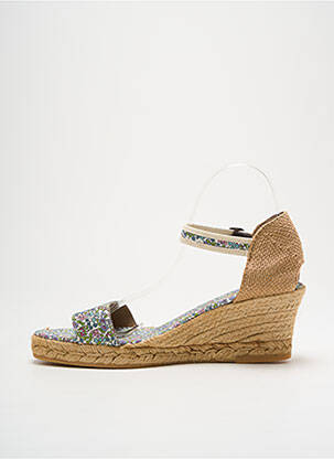 Espadrile închidere cu buclă(e) toc de 4 la 6 cm albastru NICOLE femeie