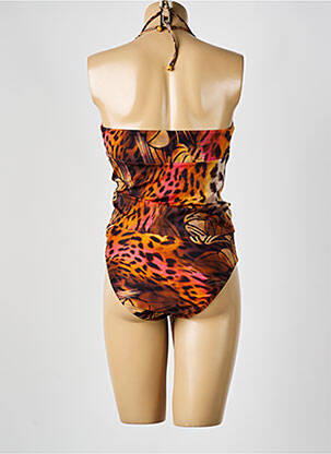 Tankini bretele elastice maro NICOLE OLIVIER femeie
