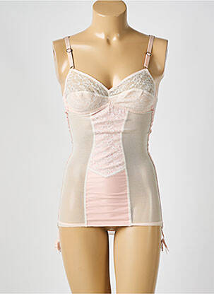 Corset/Jartieră roz LEJABY femeie