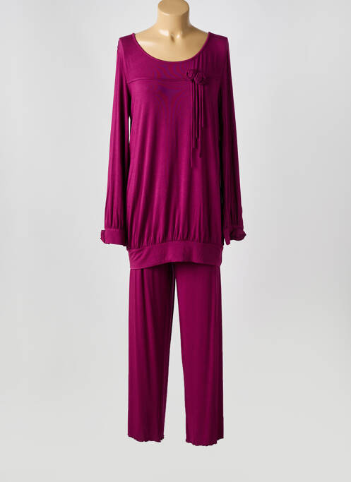 Pijama violet LUNA DI SETA femeie