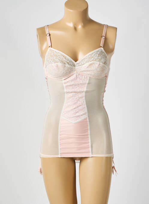 Corset/Jartieră roz LEJABY femeie