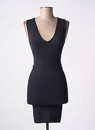 Rochie scurtă fără mâneci fără mâneci negru CASS femme