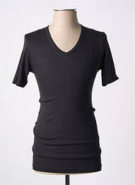 Tricou croială cambrată mâneci scurte negru CALIDA bărbat