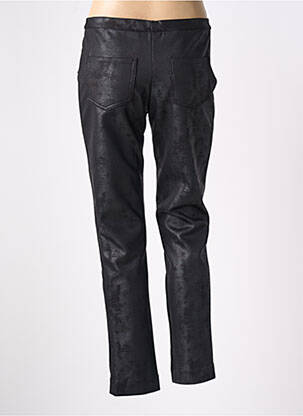 Pantalon slim talie elastică mărime normală negru SUGGEST femeie