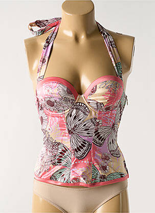 Corset top sutien modelat roz SIMONE PERELE femeie