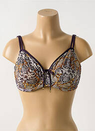 Sutien de costum de baie sutien cupe întregi cu decolteu înalt sutien cupe întregi cu decolteu înalt violet PRIMADONNA femme