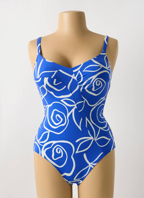 Costum de baie dintr-o singură piesă albastru EMPREINTE femeie