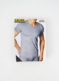Tricou croială cambrată mâneci scurte gri CALIDA bărbat