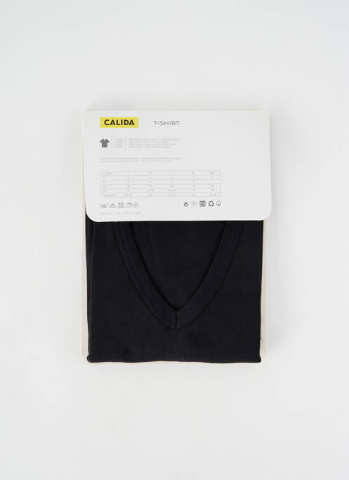 Tricou negru CALIDA bărbat