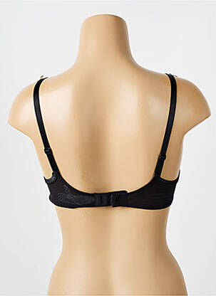 Sutien efect material satinat sutien cupe întregi cu decolteu înalt negru CHANTELLE femeie
