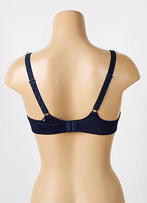 Sutien broderie sutien cupe întregi cu decolteu înalt albastru EMPREINTE femeie