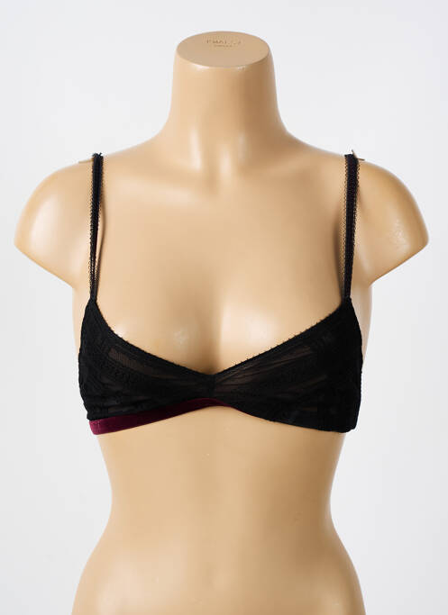 Sutien fără armatură top triunghiuri negru VANITY FAIR femme