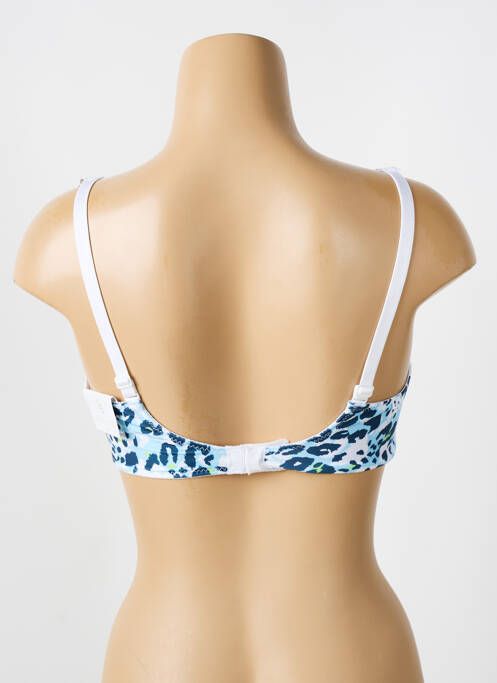 Sutien ușoară și transparentă sutien cupe întregi cu decolteu înalt alb LOUISA BRACQ femme