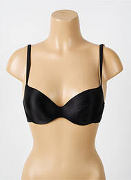 Sutien efect material satinat top sutien modelat negru CHANTELLE femme