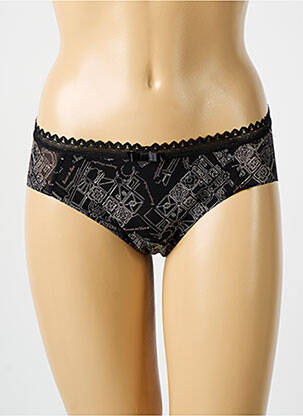 Chilot elasticitate negru LOU femme