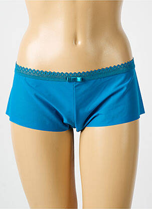 Shorty elasticitate albastru LOU femeie