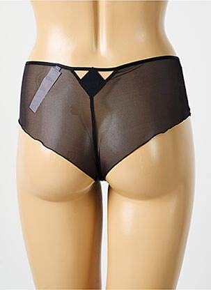 Shorty efect material satinat negru CHANTELLE femeie