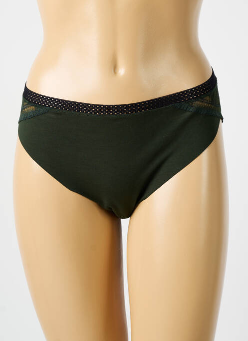 Chilot elasticitate verde LOU femme
