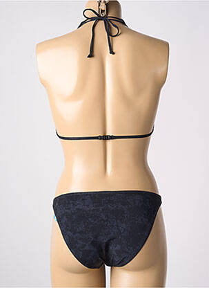 Costum de baie din două piese elasticitate top triunghiuri negru OLYMPIA femeie