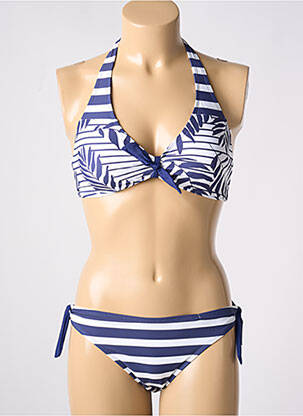 Costum de baie din două piese albastru CHERRY BEACH femeie