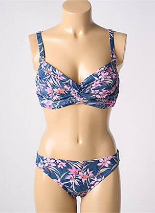 Costum de baie din două piese albastru OLYMPIA femeie