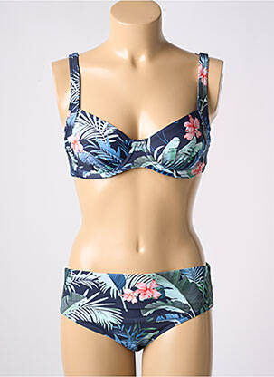 Costum de baie din două piese albastru OLYMPIA femeie