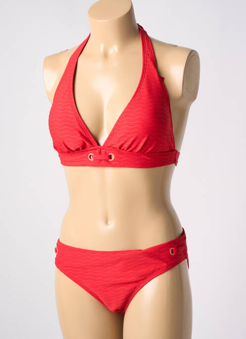 Costum de baie din două piese roșu CHERRY BEACH femeie