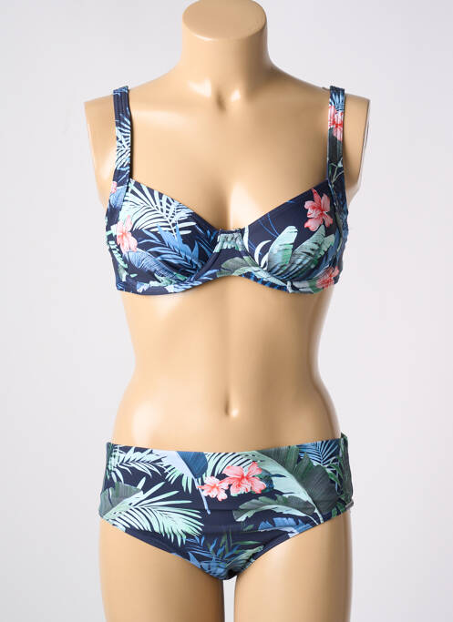 Costum de baie din două piese albastru OLYMPIA femeie