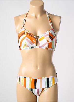 Costum de baie din două piese portocaliu FREYA femeie