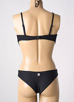 Costum de baie din două piese elasticitate top bentiță negru CHERRY BEACH femeie