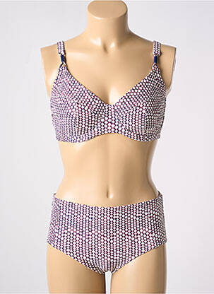 Costum de baie din două piese alb FEMILET femeie