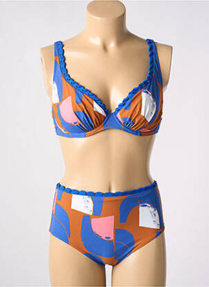 Costum de baie din două piese albastru CHANTELLE femeie