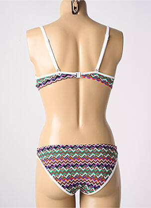 Costum de baie din două piese elasticitate top sutien modelat alb PASSIONATA femeie