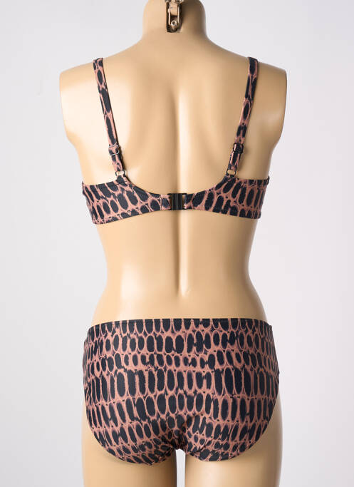 Costum de baie din două piese maro FANTASIE femeie