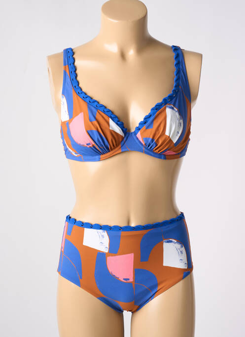 Costum de baie din două piese albastru CHANTELLE femeie