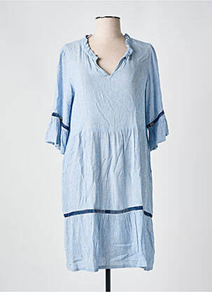 Rochie midi albastru SENORETTA femeie