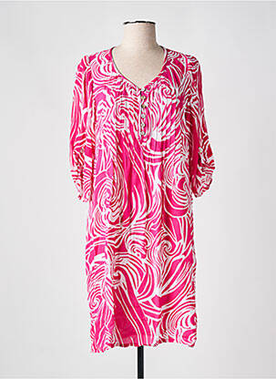 Rochie midi roz BARANDI femeie