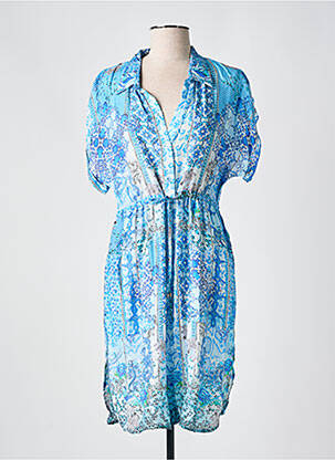 Rochie midi albastru VANIA femeie