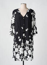 Rochie de plajă mâneci 3/4 negru BARANDI femme