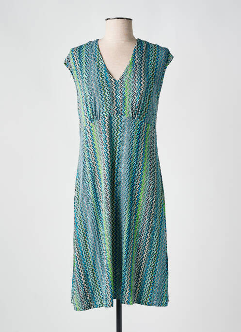 Rochie lungă albastru CHERIE LINE femeie