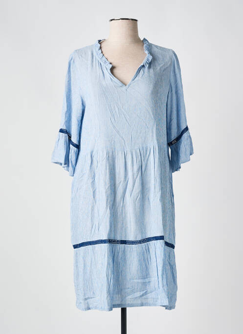 Rochie midi albastru SENORETTA femeie